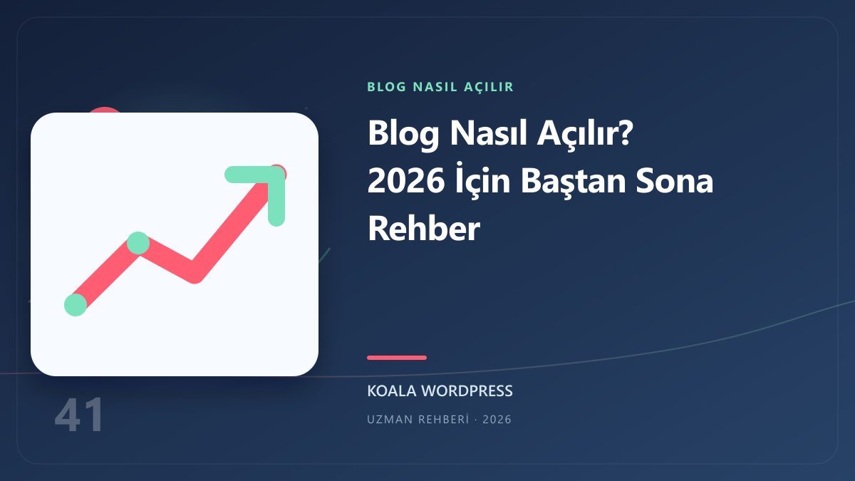 Blog Nasıl Açılır? 2026 İçin Baştan Sona Rehber