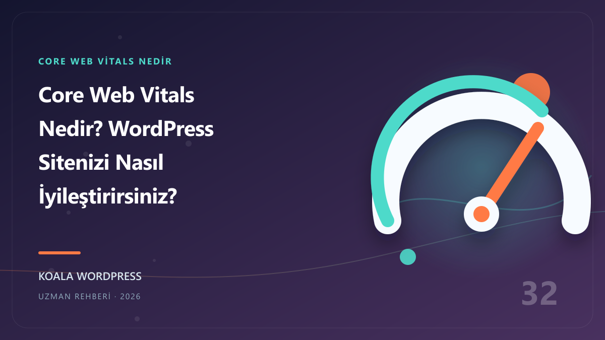 Core Web Vitals Nedir? WordPress Sitenizi Nasıl İyileştirirsiniz?
