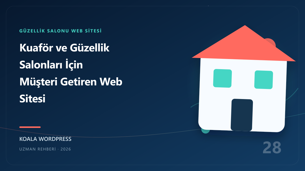 Kuaför ve Güzellik Salonları İçin Müşteri Getiren Web Sitesi