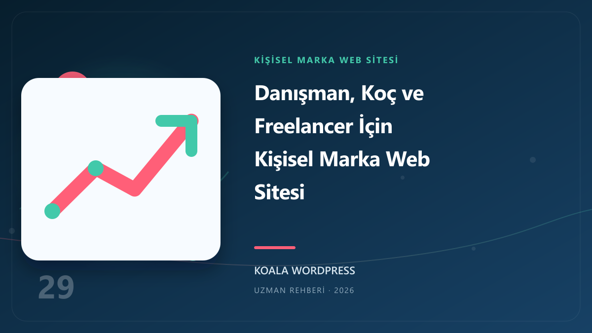 Danışman, Koç ve Freelancer İçin Kişisel Marka Web Sitesi