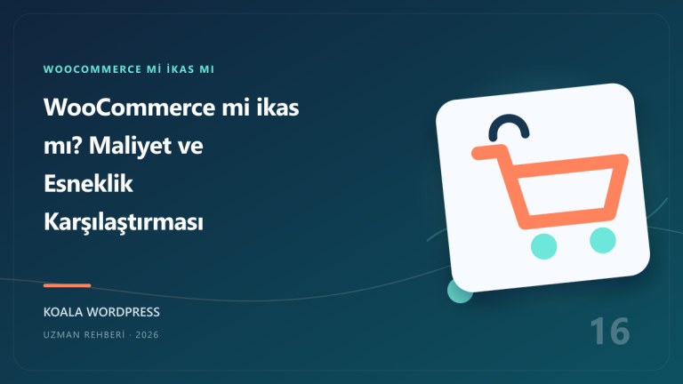 WooCommerce mi ikas mı? Maliyet ve Esneklik Karşılaştırması