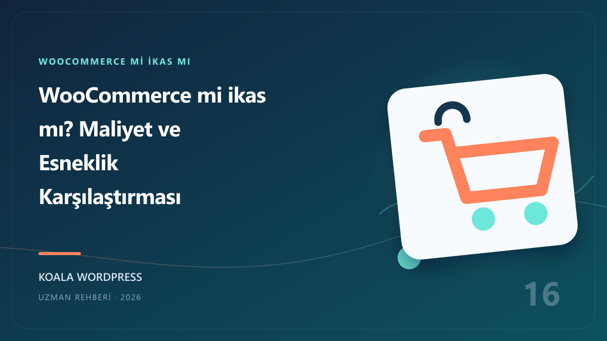 WooCommerce mi ikas mı? Maliyet ve Esneklik Karşılaştırması